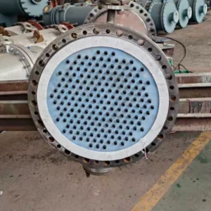 Workshop assembly progress of silicon carbide heat exchanger tube plate, industrial equipment manufacturing